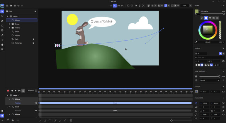 Expressive Animator motionpathtimeline